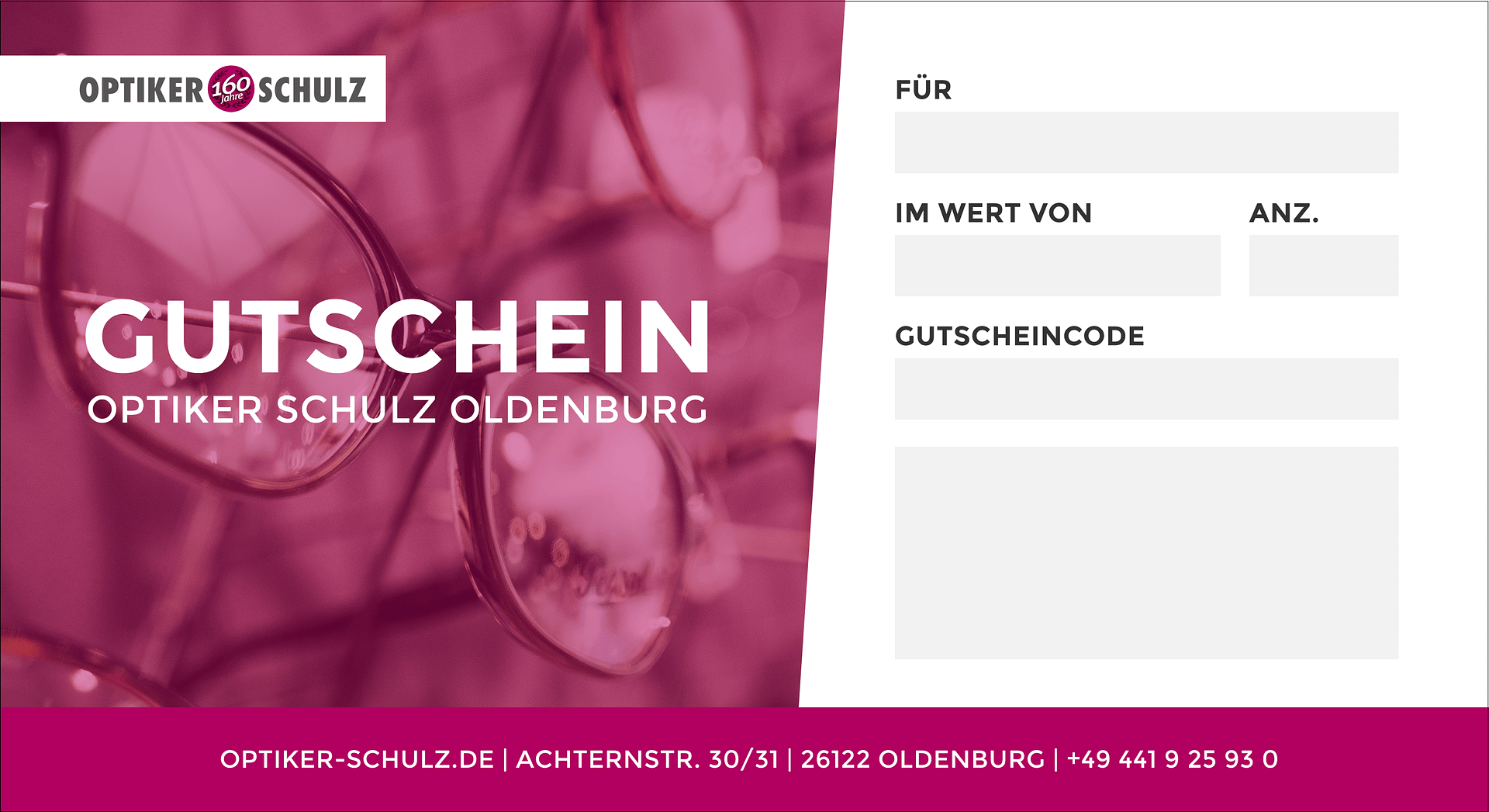 Gutschein 1 Gutschein